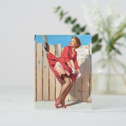 Gehakt Briefkaart (Staand voorkant)