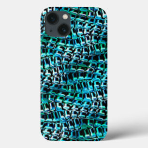 Gehakt en gegolfde braadsappel, cyaans groen Case-Mate iPhone case