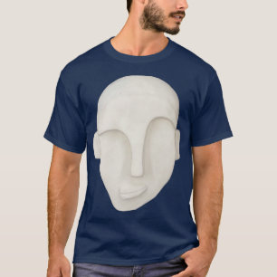 Gehakt gelaatsmaakmodel t-shirt