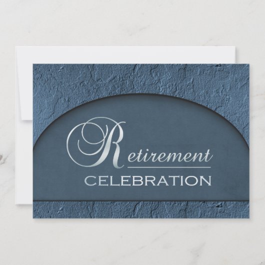Gehakt gesteente Blue Business Executive Retiremen Kaart (Voorkant)