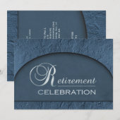 Gehakt gesteente Blue Business Executive Retiremen Kaart (Voorkant / Achterkant)