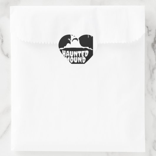 gehakt hart sticker (Tas)