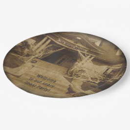 Gehakt huis (aanpasbaar) papieren bordje