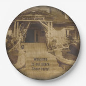 Gehakt huis (aanpasbaar) papieren bordje (Voorkant)