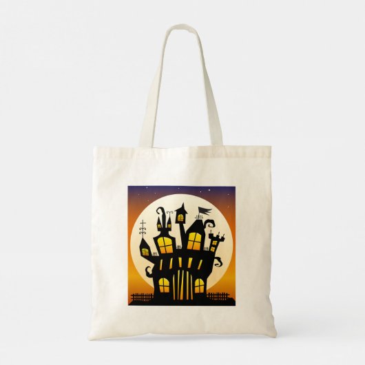 Gehakt huis en Canvas tas (Achterkant)