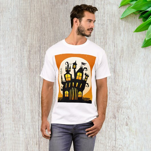 Gehakt huis en Mannen maan T-shirt