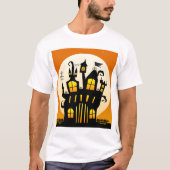 Gehakt huis en Mannen maan T-shirt (Voorkant)