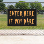 Gehakt huis gaat hier binnen als je buiten bent spandoek (Insitu)