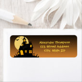 Gehakt huis Halloween Return Address Labels (Insitu)
