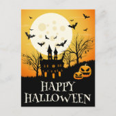 Gehakt huis Happy Halloween Briefkaart (Voorkant)