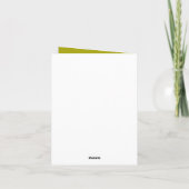 Gehakt huis, Happy Halloween Kaart (Achterkant)