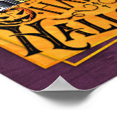 Gehakt huis Happy Halloween Poster (Hoek)