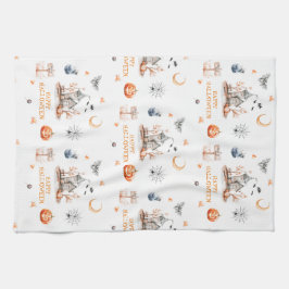 Gehakt huis Happy Halloween Theedoek