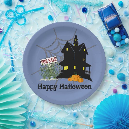 Gehakt huis te koop papieren bordje (Feest)