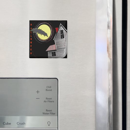 Gehakt huis Volledige maan en Bat Magneet (Insitu (Koelkast))
