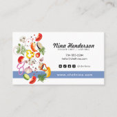 Gehakt keukenrestaurant voor groenten, privé-resta visitekaartje (Voorkant)