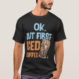 Gehakt koffie Drink suikerkletdessert T-shirt