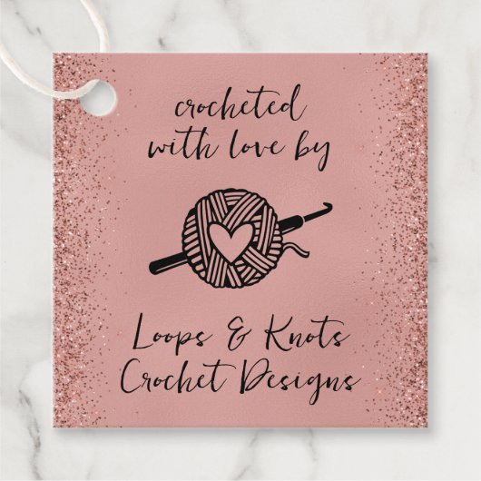 Gehakt Met Liefde Vierkant Bedankjes Labels (Voorkant)