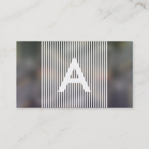 gehakt monogram visitekaartje