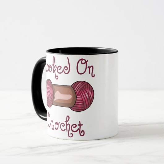 Gehakt op haken mok (Voorkant links)