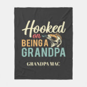 Gehakt op opa fleece deken (Voorkant)