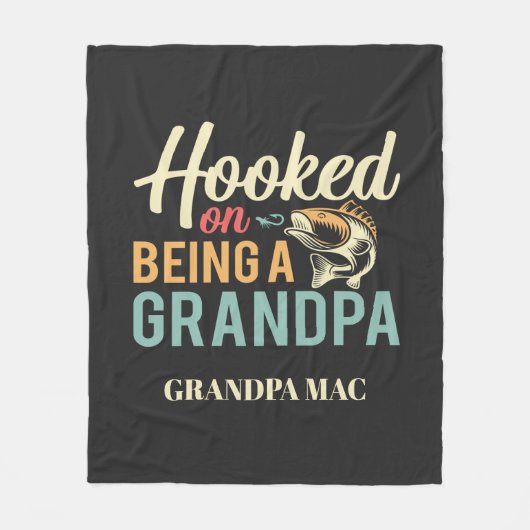 Gehakt op opa fleece deken (Voorkant)