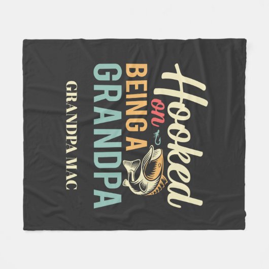 Gehakt op opa fleece deken (Voorkant (Horizontaal))