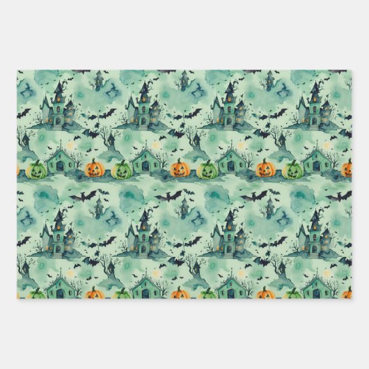 Gehakt papierblok voor hakhout, set van 3 inpakpapier vel (Voorkant 3)