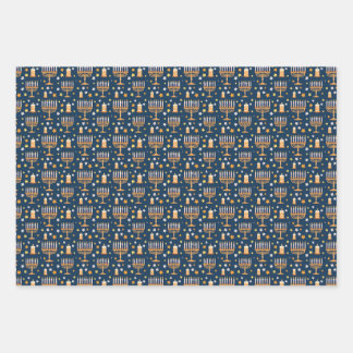 Gehakt papierblok voor hakhout, set van 3 inpakpapier vel