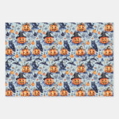 Gehakt papierblok voor hakhout, set van 3 inpakpapier vel (Voorkant)