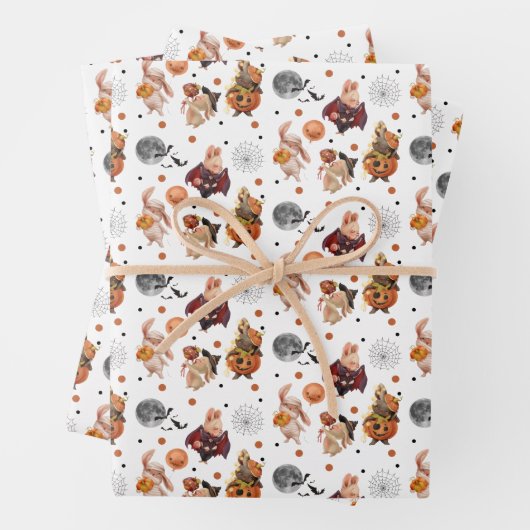 Gehakt papierblok voor hakhout, set van 3 inpakpapier vel (In situ)