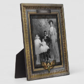 Gehakt portret | Plaque | Afro-Amerikaans Fam Fotoplaat (Zijkant)