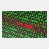 Gehakt Rechthoekige Sticker (Voorkant)