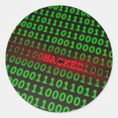 Gehakt Ronde Sticker (Voorkant)