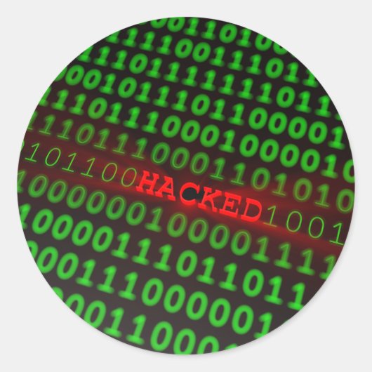 Gehakt Ronde Sticker (Voorkant)