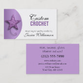 Gehakt - Star Shaped Yarn Paarse Visitekaartjes (Voorkant / Achterkant)