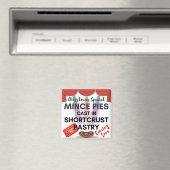 Gehakt taarten gegoten in kortkorst gebak magneet (Insitu (Vaatwasser))