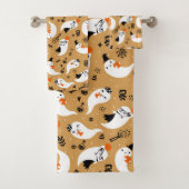 Gehakt theehanddoekset bad handdoek (Insitu)