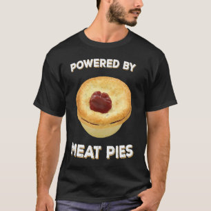 Gehakt Vlees Pie Powered by Meat Pies T-shirt