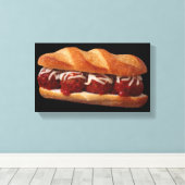 gehaktbalduif canvas afdruk (Insitu (Houten vloer))