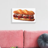 gehaktbalduif canvas afdruk (Insitu (Woonkamer))