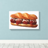 gehaktbalduif canvas afdruk (Insitu (Houten vloer))