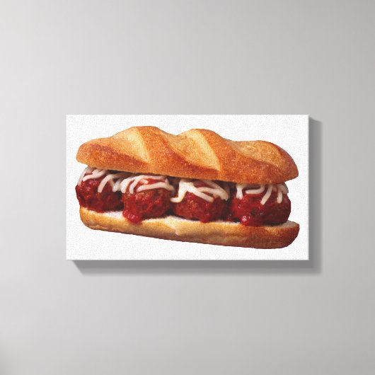 gehaktbalduif canvas afdruk (Voorkant)