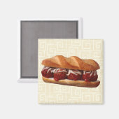 gehaktbalduif magneet (Voorkant / Achterkant)