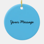 Gehaktballen op elkaar gestapeld keramisch ornament (Achterkant)