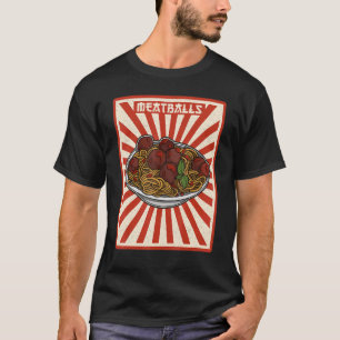 Gehaktballen Spaghetti Cuisine Italy Butchers Chef T-shirt