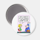 gehaktbrood keerde zich tegen me magneet (Voorkant / Achterkant)