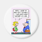 gehaktbrood keerde zich tegen me magneet (Voorkant)