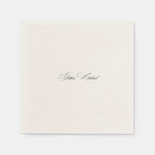 Gehakte cocktailservetten krijgen servet (Voorkant)