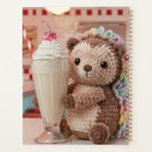 Gehakte Egel en Milkshake in Retro Diner Planner (Achterkant)